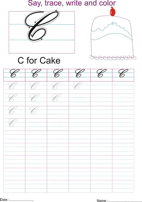 capital c in cursive|cursive alphabet capital letters.